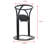 Varberg Steel Fireplace Tool Set