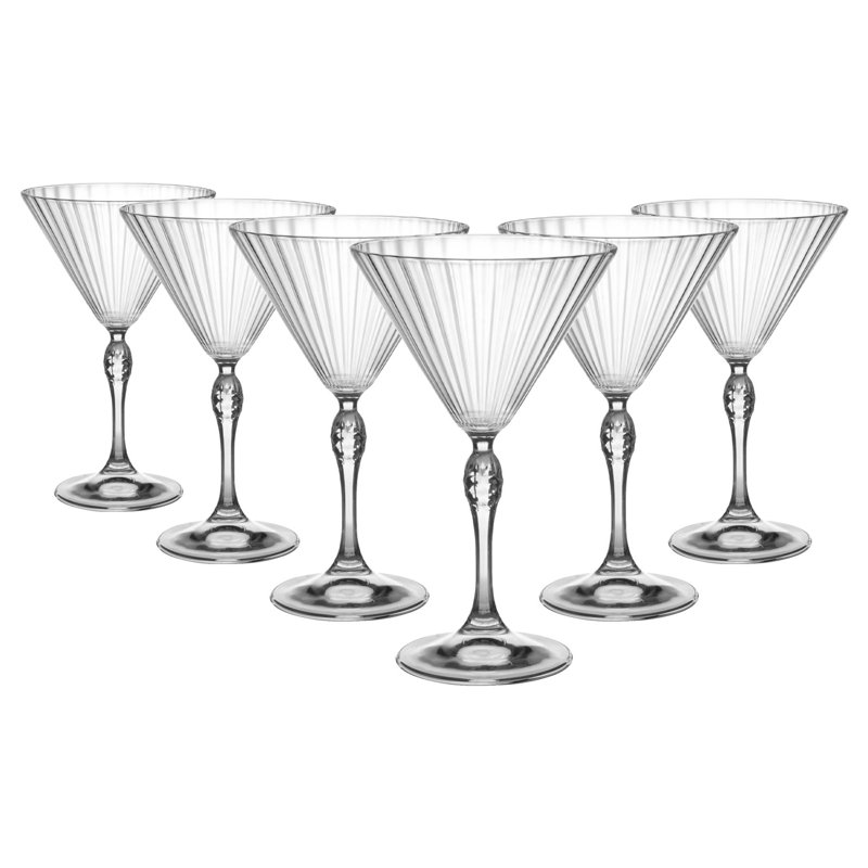America '20s Martini Glasses - 250ml, 6