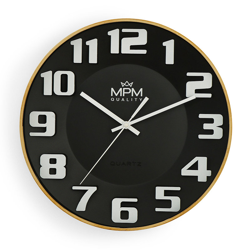 Wall Clock, Black/White