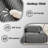 4-seat Boneless L-shaped Sofa 32d High-resilience Sponge Anti-slip Design Chaise Design Extra-wide Curved Armrests Multi-free Combination No Assembly For Studies Living Rooms Media Rooms-2012658534
