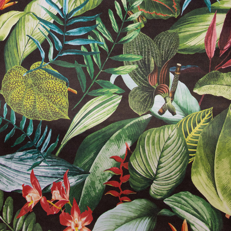 Auhert Kiribati Floral Inspired 8.5 m x 70cm Wallpaper Rol, Pineapple