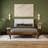 Ardin Solid Wood Bed with Boucle Headboard-698637393-698637392
