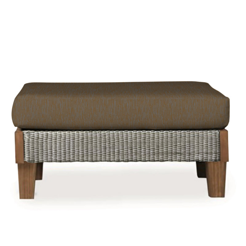Catalina Outdoor Ottoman, Demo Skyway, Pewter
