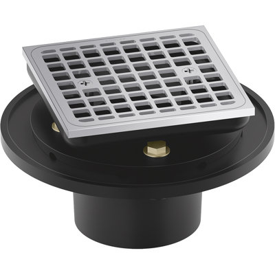 Drain de douche carré en laiton Clearflo