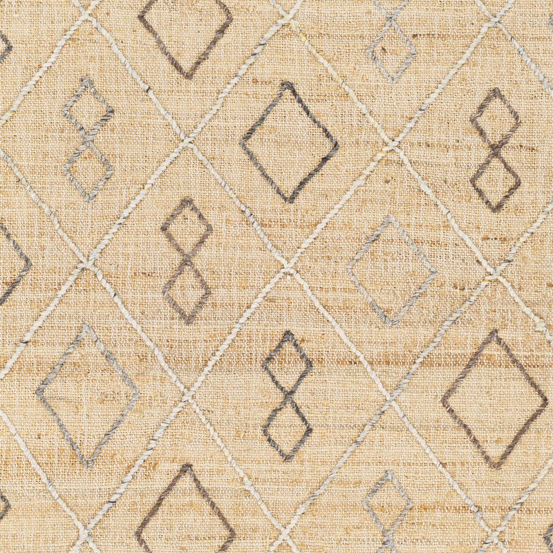 Tapis brun foncé à motif japonais Global, Rectangle 2 pi x 3 pi