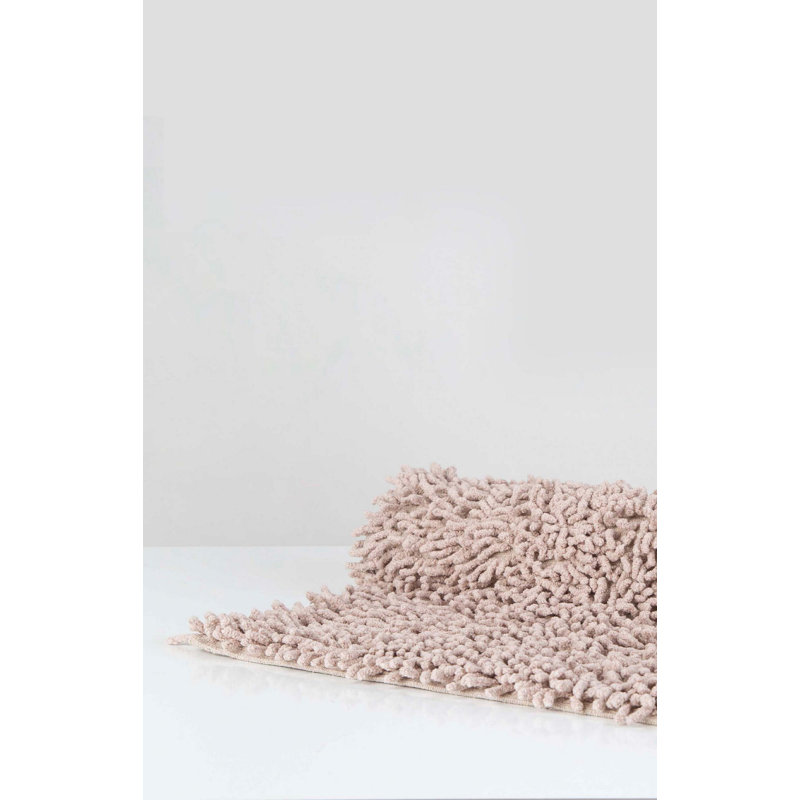 Tapis pour salle de bain Hazem, Brun