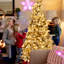 Arbre de Noël pin illuminé pré-éclairé-604164355
