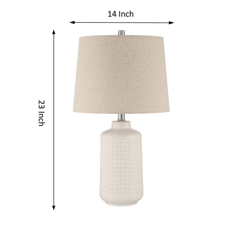 Ensemble de lampes de table en céramique 23 po Craigfad