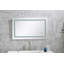 Miroir de salle de bain à DEL 36 po x 28 po avec façade et rétroéclairage-198646744
