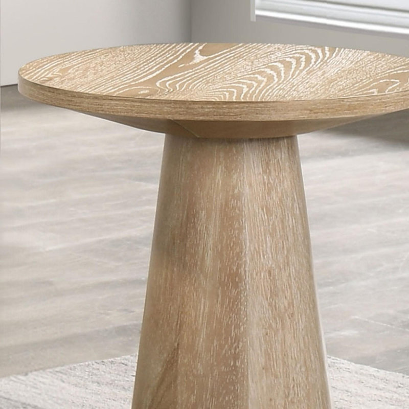 Table de bout à style contemporain, Chêne