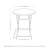 Round Folding Bar Table