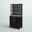 Aggeo 31'' 1 Drawer Wine Bar with Storage Cabinet and Shelves-878916787