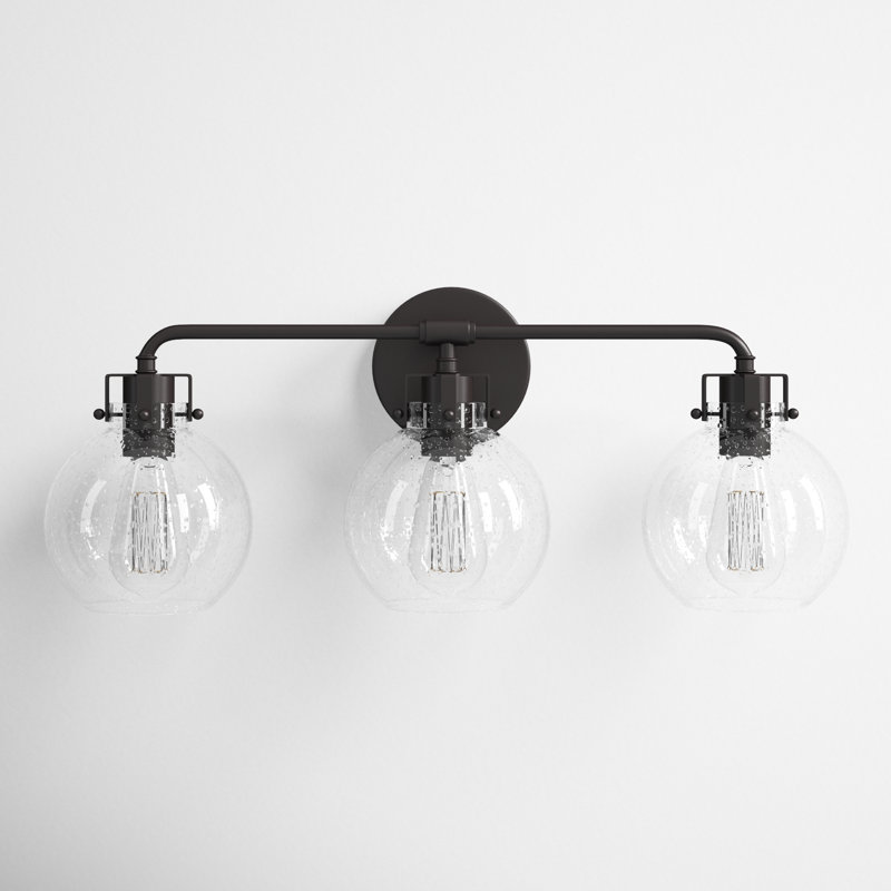 Byrne 3 - Light Dimmable Vanity Light, Oil Rubbed Bronze