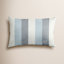 New Sunbrella 2023 Striped Sunbrella® Indoor/Outdoor Lumbar Throw Pillow