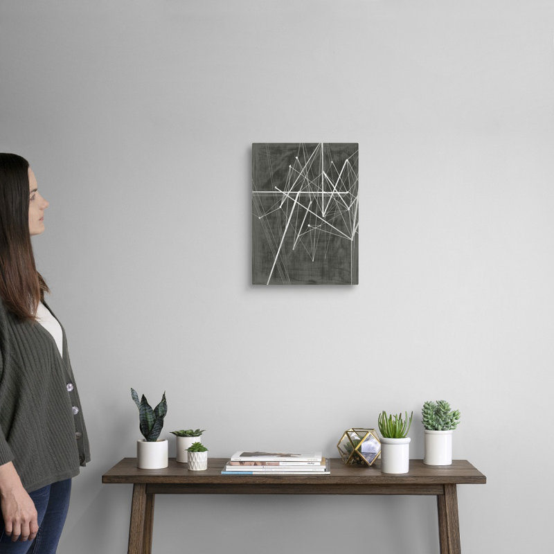 « Sommets II » par Ethan Harper-impression d’art graphique, H 16 po x l 12 po x 1,25 po, Toile tendue