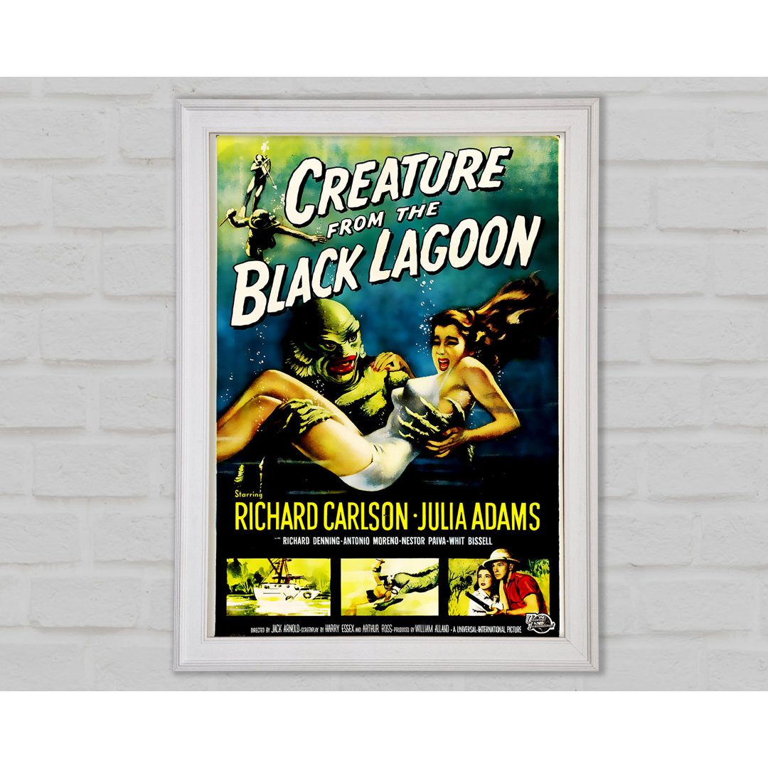 Creature From The Black Lagoon - Einzelne Bilderrahmen Kunstdrucke