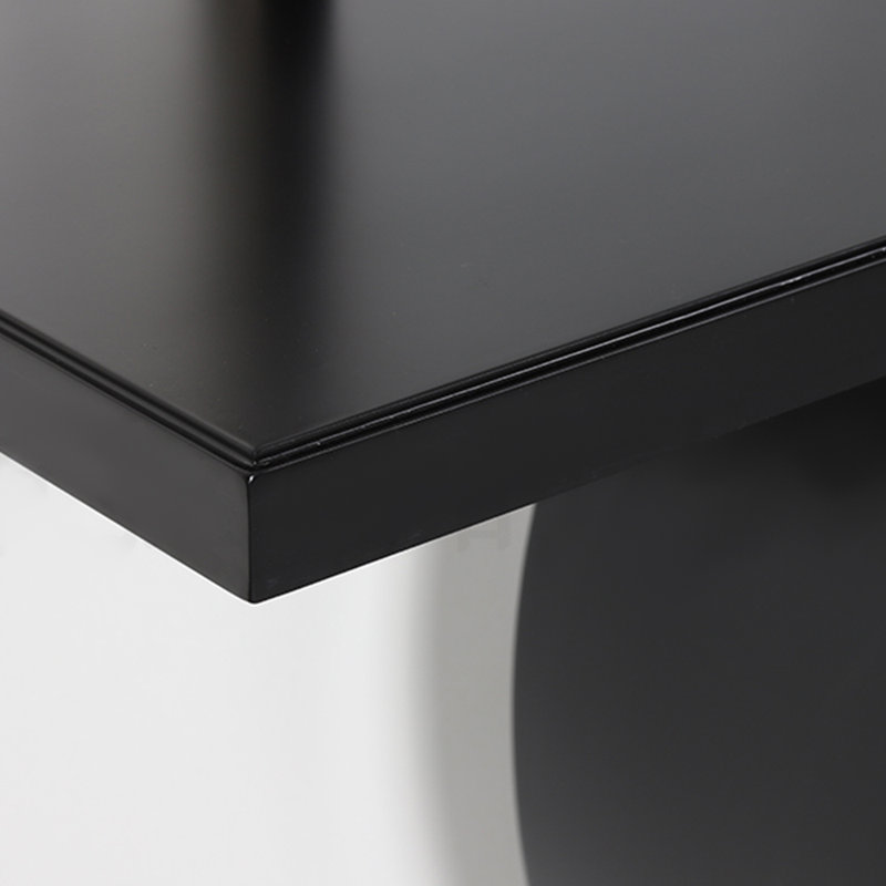 Console simple et moderne, H 33,5 po x l 59 po x P 15,7 po, Noir