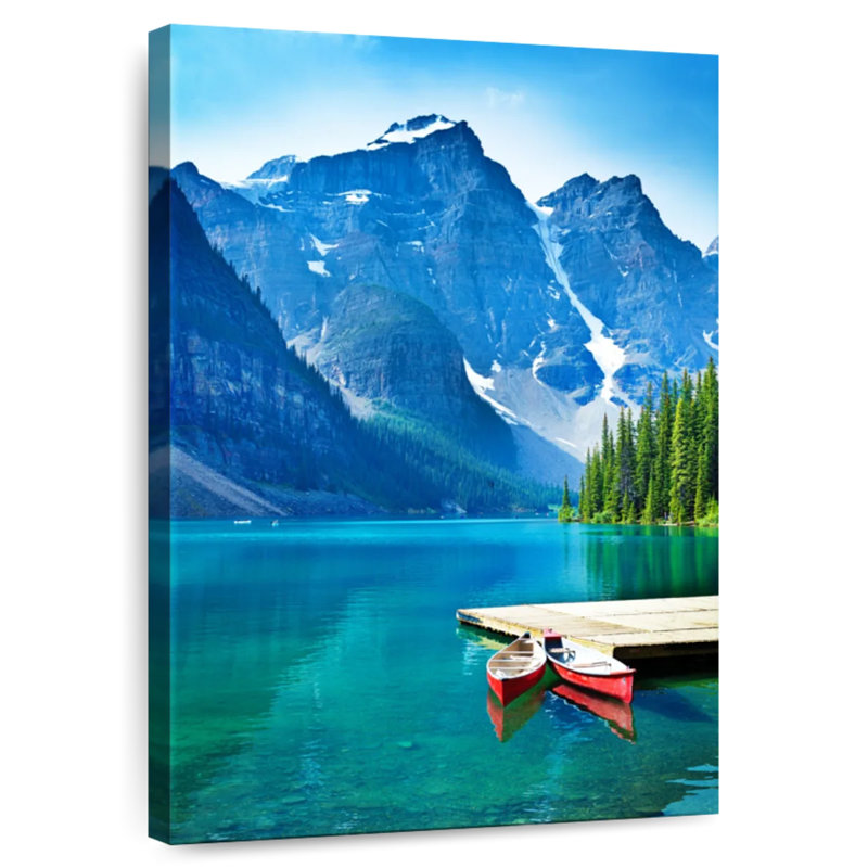 Alvord Canoe Dock au lac Banff, H 24 po x l 16 po