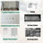 47.3"Office Desk With Power Outlet,3 Drawers,Side Pocket, Study Desk Easy To Assemble,Frame Stability Reversible For Home Desk, Company Computer Desk, Game Table,Vanity Table-1488952548
