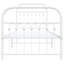 Vidaxl Bed Frame with Metal Headboard-135716173-135716174