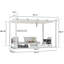 4m x 3m Aluminium Pergola-496900403