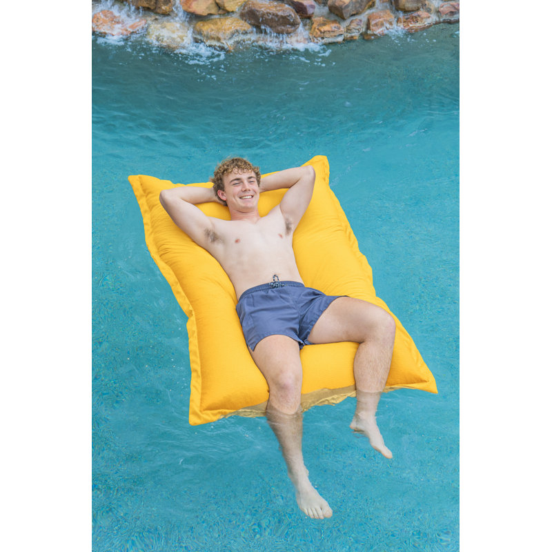 Flotteur et chaise longue Sunbrella, Jaune Sunbrella