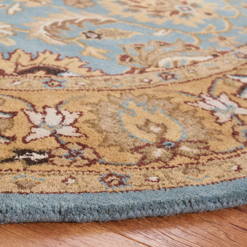 Cardwell Hand Tufted Wool Oriental Rug, Round 10'