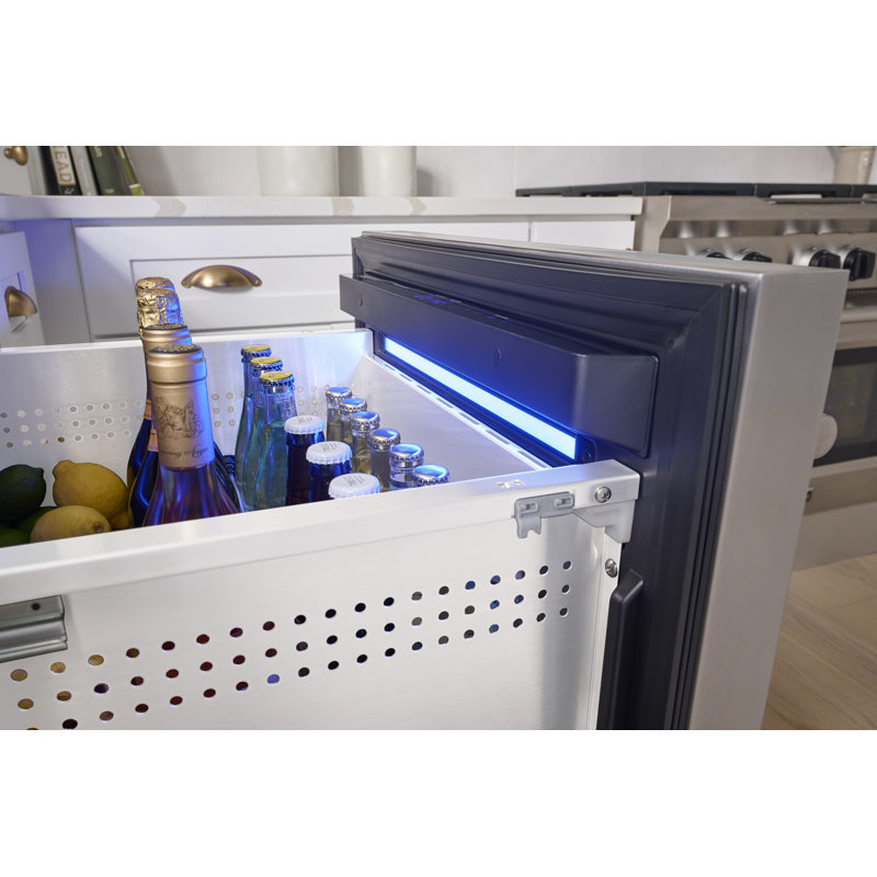 Zephyr Presrv 24" Stainless Steel Built-In Single Zone Refrigerator Drawers