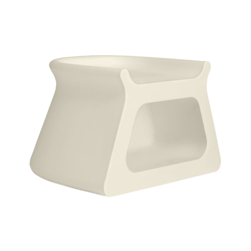 Pal Plastic Coffee Table, Ecru