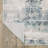 Goulart Textural Distressed Abstract Ivory/ Blue Area Rug-763074974