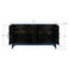 Buffet 4 portes en bois avec portes laquées et espace spacieux pour un usage domestique-98410019