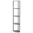5 Tier Corner Shelf with LED Light, 64" Tall Corner Bookshelf with Storage Shelves for Collectibles, Display Shelf with Multi-color Lights Controlled Via RC/APP for Bedroom, Living Room, Office