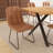 Costner 63" Modern Oak Dining Table Set For Small Spaces, 5-piece Set With Rectangular Table & 4 Padded Leather Chairs, Compact, Sturdy & Easy To Assemble-123027136-123027139