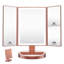 Demetrias Plastic Rectangle Freestanding Vanity Mirror-2095157896
