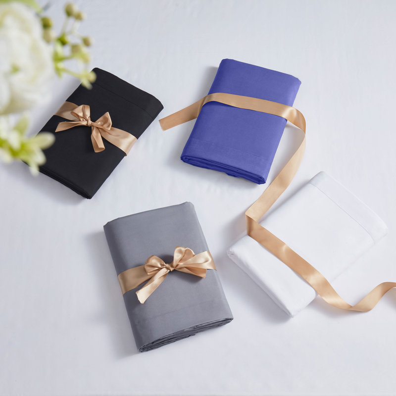 Luxury Collection Classic Smooth Thread Sheet Set, Tanzanite Blue, Twin XL