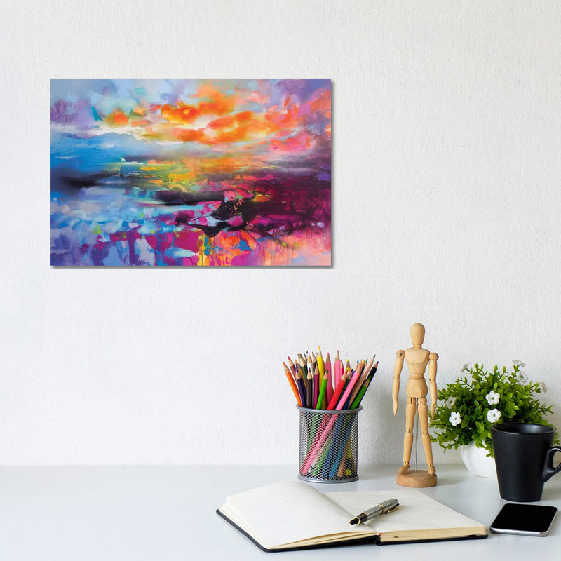 Relative Altitude by Scott Naismith - Wrapped Canvas Painting, 20.32 cm H x 30.48 cm W