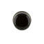 Classic Rosette with Black Porcelain Door Knob-2114133837
