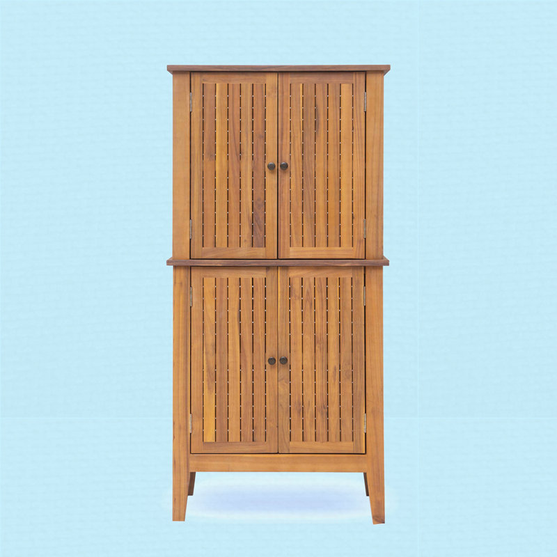 Armoire en bois d'acacia