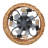 Archer 20.25" 4-Light Coastal Bohemian 6-Speed Metal/Seagrass Mobile-App/Remote-Controlled Lantern LED Ceiling Fan