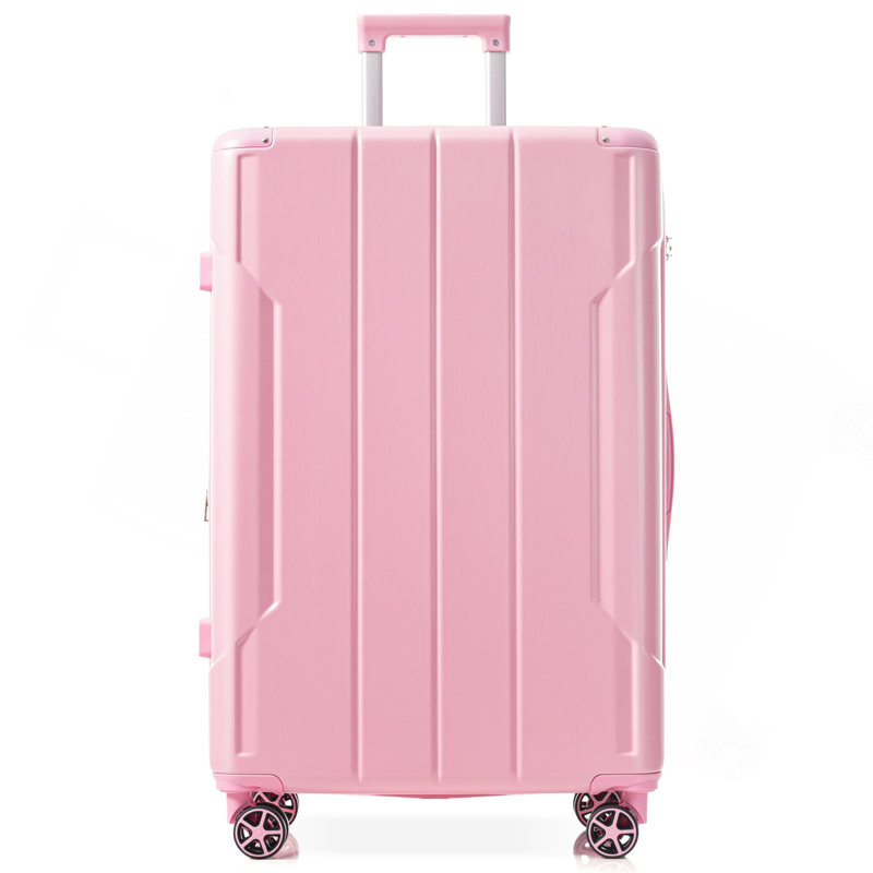 Ensembles de bagages 3 pièces, valises rigides durables en ABS rigide avec roues pivotantes doubles 20/24/28 pouces