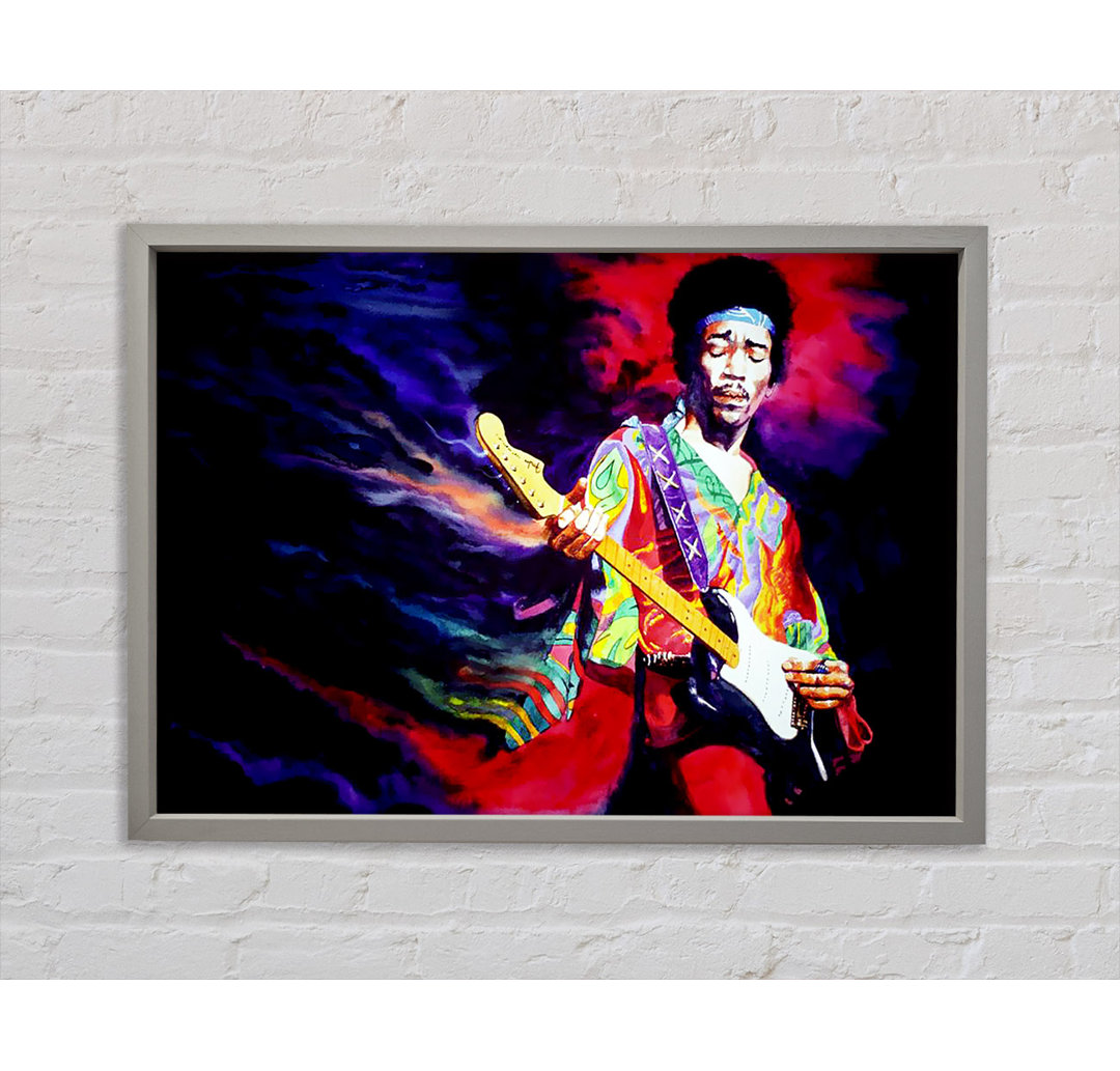 Jimi Hendrix Lightning Fast - Druck