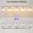 Berto 3-Light Dimmable Vanity Light with K9 Crystal Shades-910076330-938731893