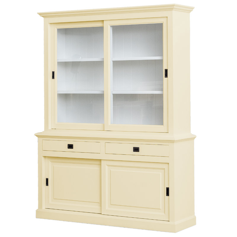 Emilia China Cabinet, Light ivory