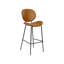 Luana Upholstered Counter Stool with Metal Frame