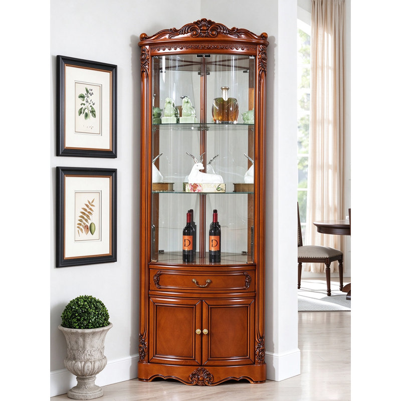 22.83 " L Solid Wood Bar Cabinet