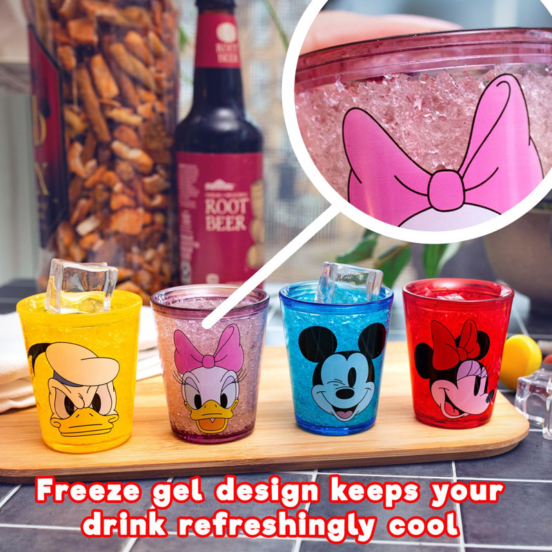 4 pièces de 1,5 oz Ensemble de verres à liqueur en plastique