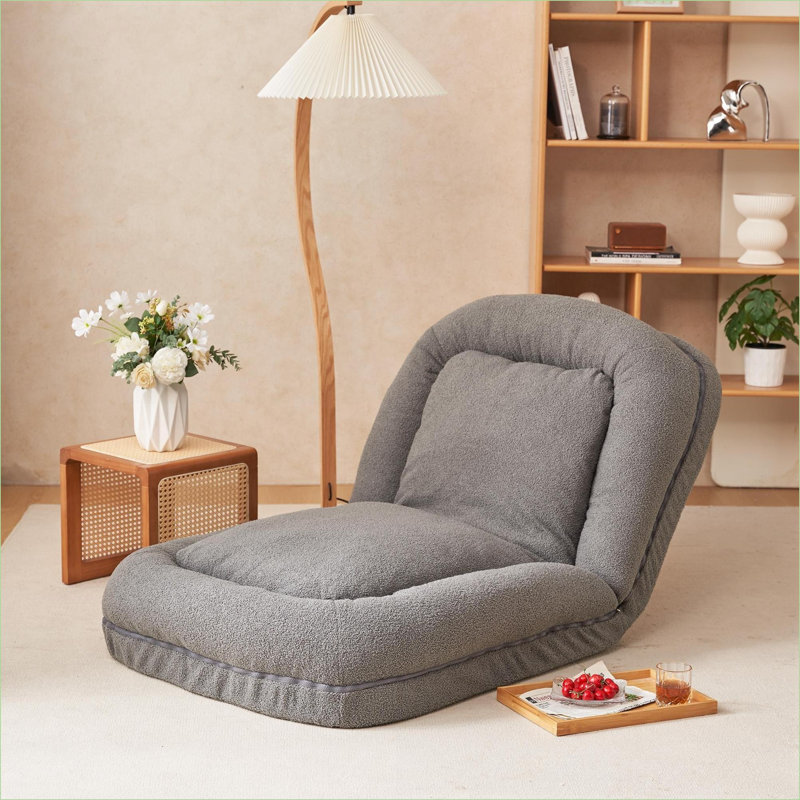 Fauteuil à billes réglable à 18 positions pour adultes, chaise longue polyvalente pour dortoir | Gris | Rectangle, Gris