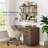 Floating Shelves For Wall 36 Inches Long 8 Inch Deep, Large Wall Book Shelves For Bedroom, Rustic Wood Hanging Bookshelf For Living Room Office Kitchen Closet Organizers And Storage - Set Of 3-1235377341