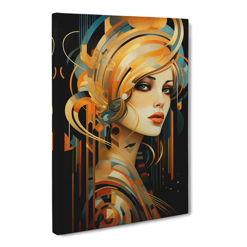 Deco Woman Modern - Print, 60cm H x 40cm W x 3cm D