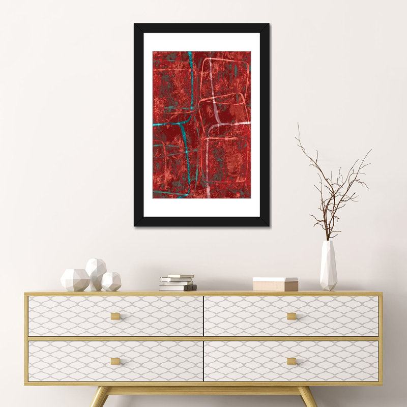 « pression », reproduction sur toile, H 24 po x l 16 po x P 1 po, Papier d'art encadré noir, Blanc